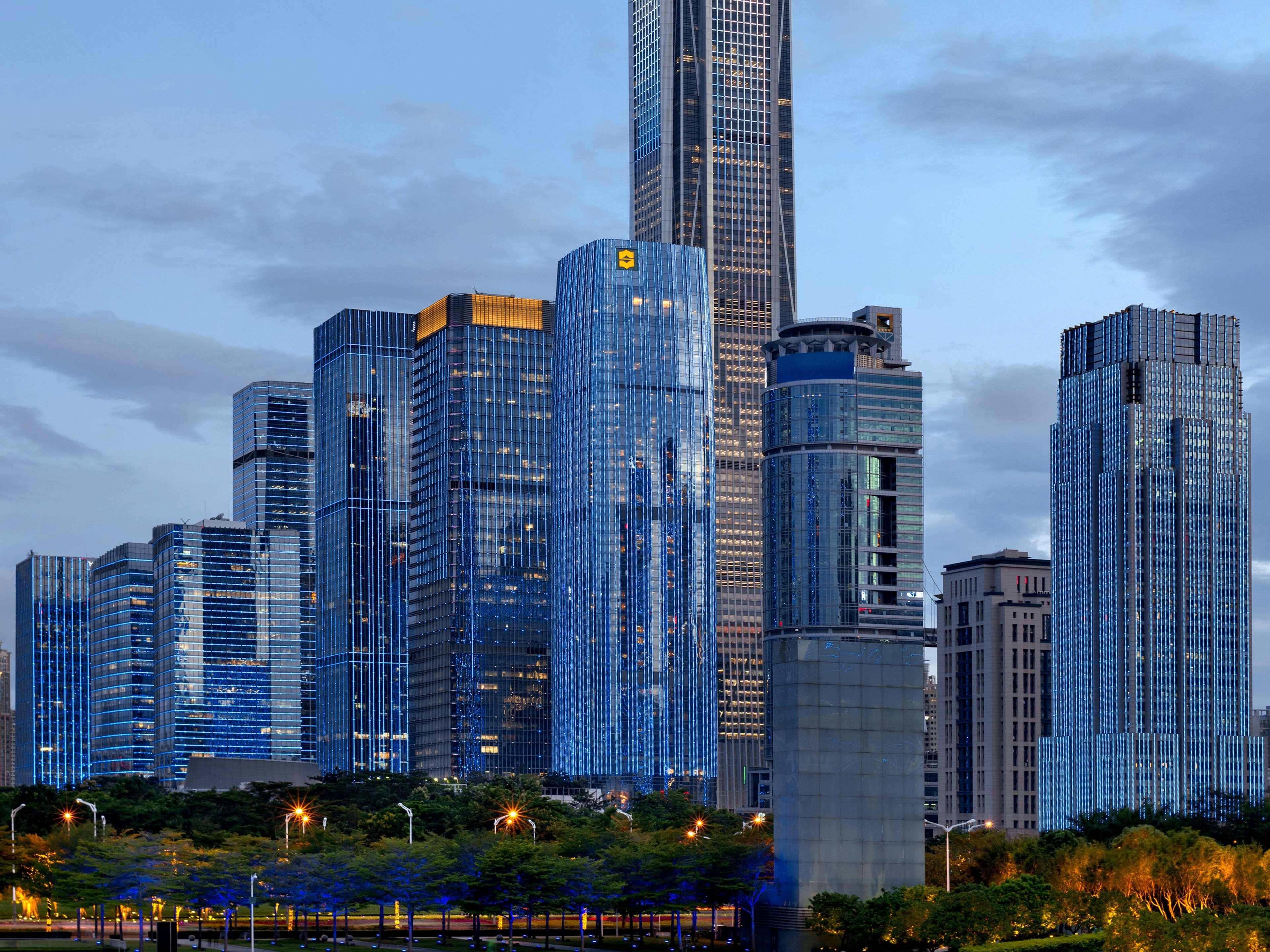 Futian Shangri-La, Shenzhen,Near To Shenzhen Convention&Exhibition Centre, Futian Railway Station Dış mekan fotoğraf